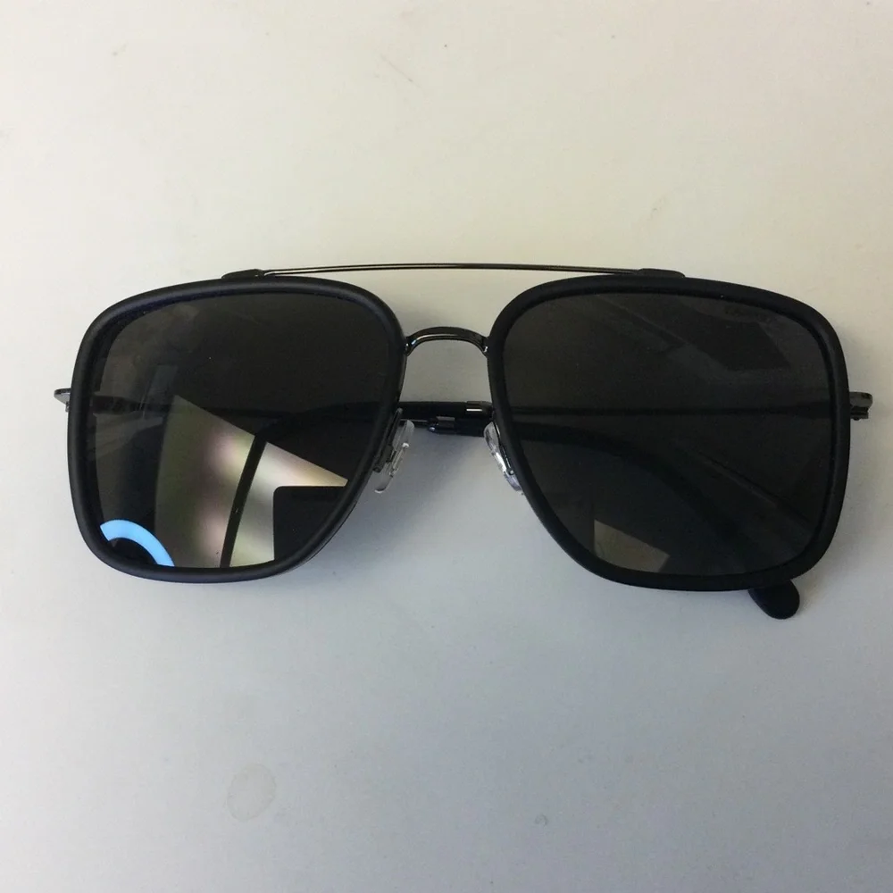 CARRERA 207/S V81IR Dark Ruthenium/Grey 57-18-145mm MENS SUNGLASSES NWOT